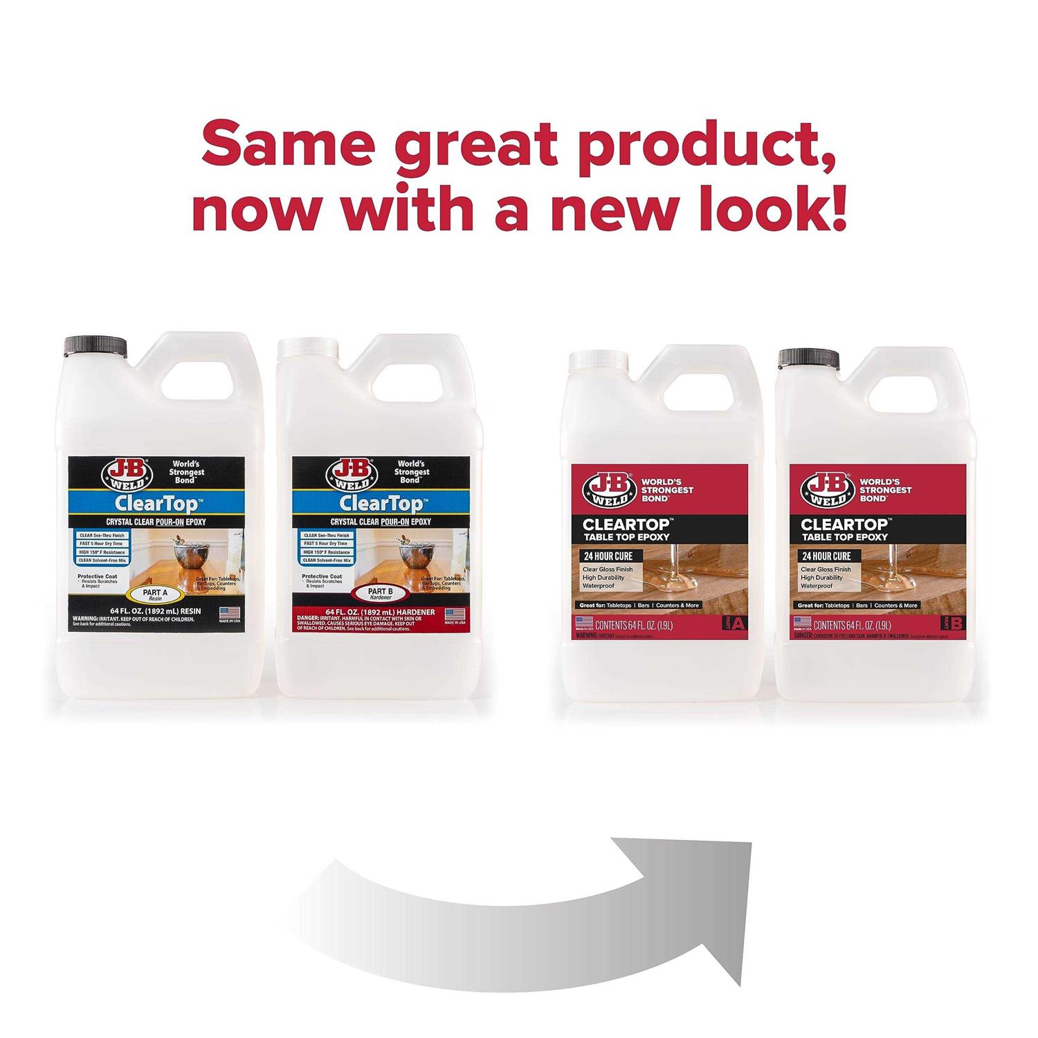 J-B Weld Tabletop Epoxy Resin 1 Gallon Kit - Cheap Fitting