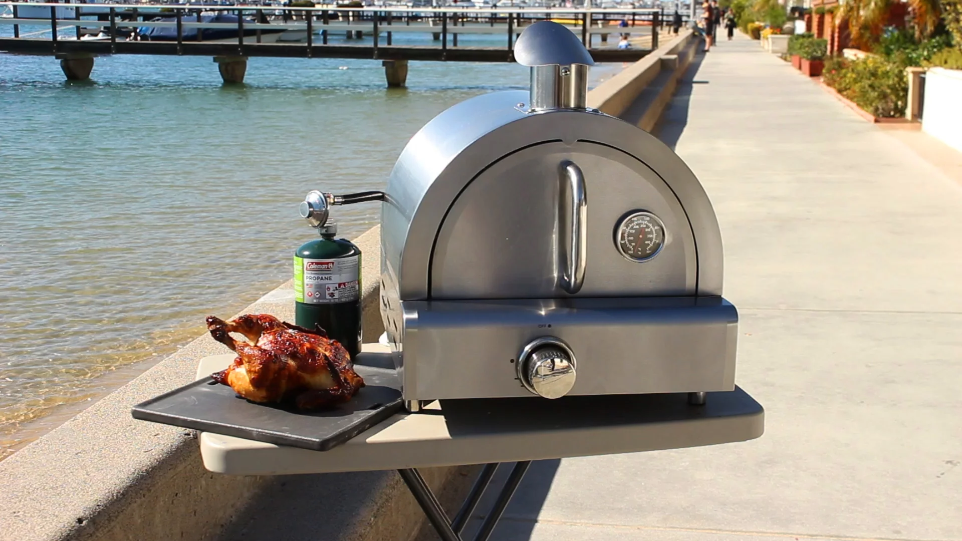 Mont Alpi MAPZ Table Top Gas Stainless Steel Large Portable Pizza Oven Cooker - Cheap Fitting