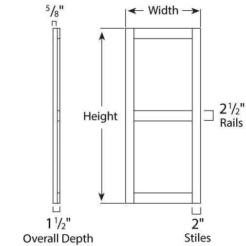 Fypon Shaker-Style Shutter Shutter with 2-Flat Panel SH2FP - Cheap Fitting