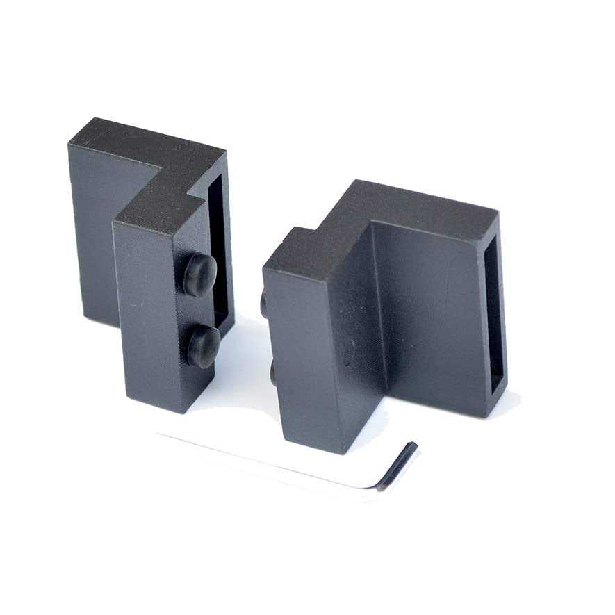 DIYHD Black Rustic Sliding Library Hardware - Cheap Fitting