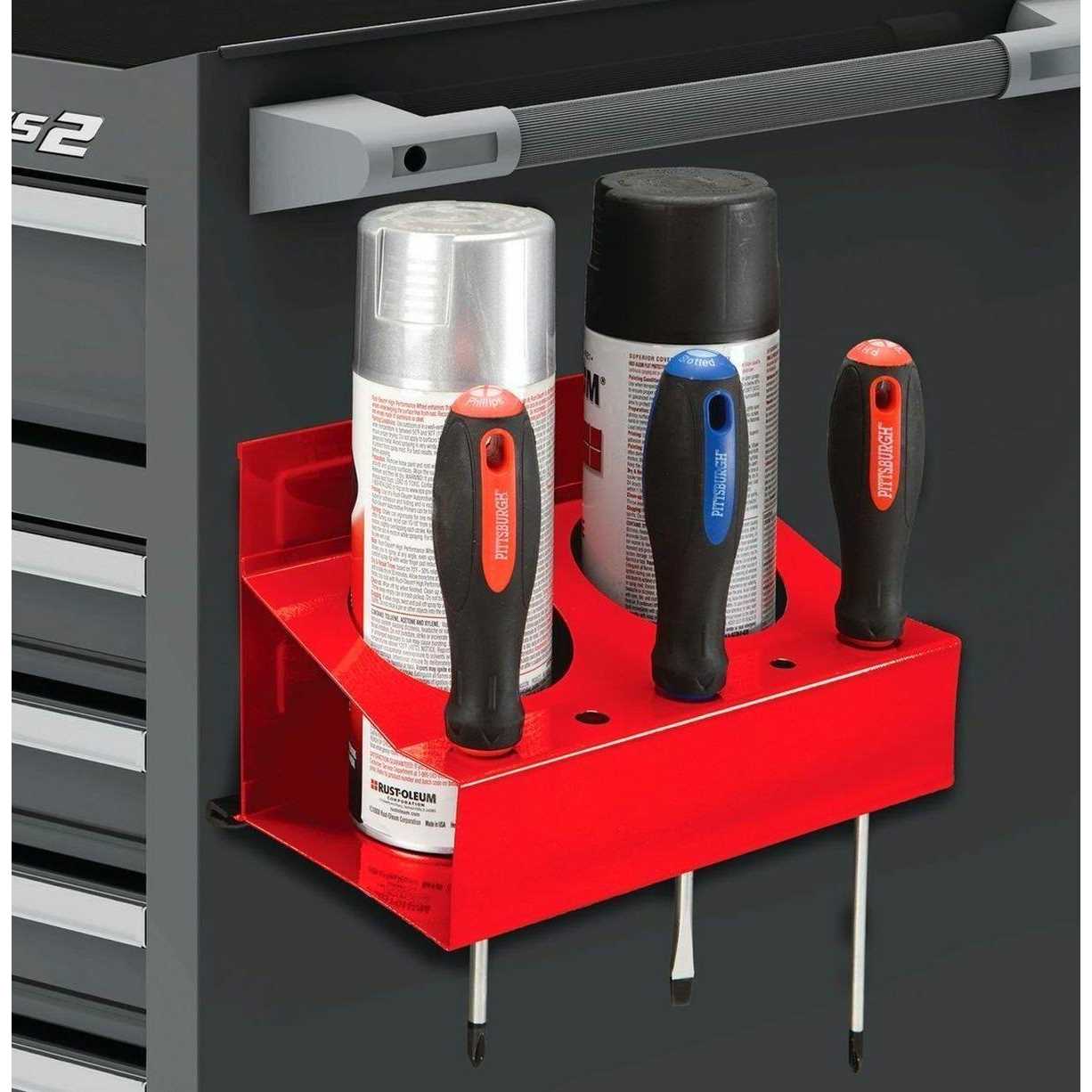 U.S. GENERAL Magnetic spraY Can and Screwdriver Holder - Cheap Fitting