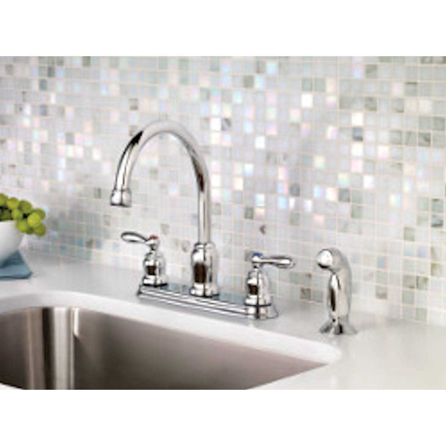 Moen CA87888 Chrome Caldwell Handle Kitchen Faucet - Cheap Fitting