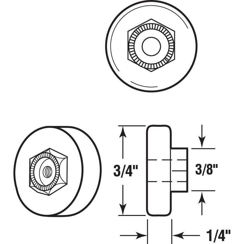 Prime-Line M 6152 Shower Door Roller - Cheap Fitting