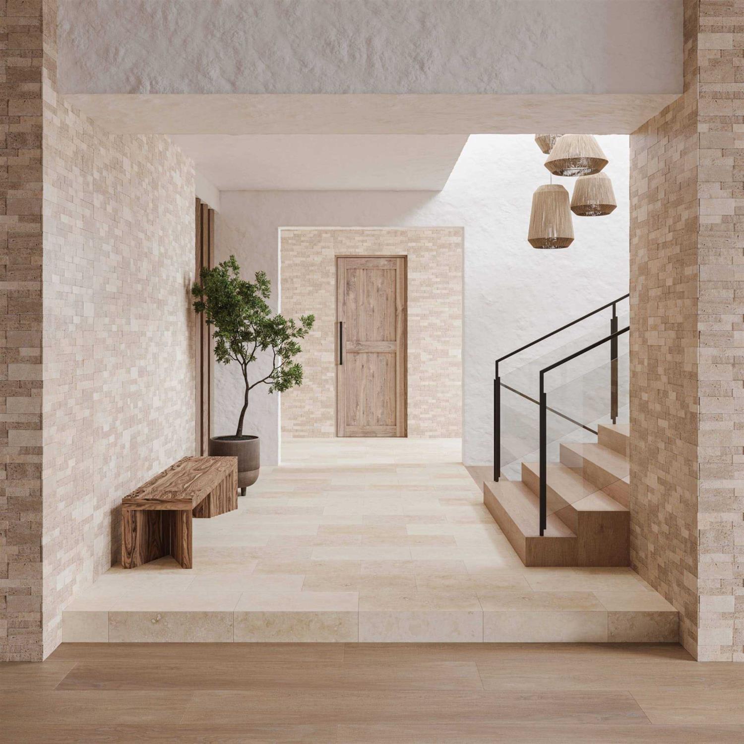 Bedrosians Planx 12 x 72 Wood Look Honed Porcelain Tile - Cheap Fitting