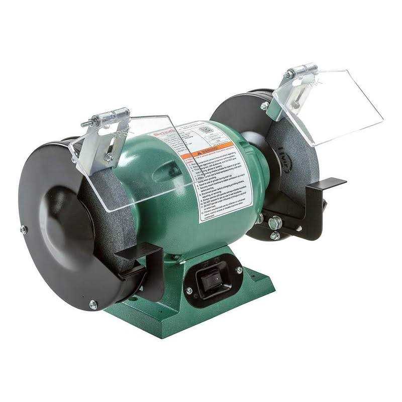 Grizzly Industrial G9717-6 Bench Grinder w/ 1/2 Arbor - Cheap Fitting