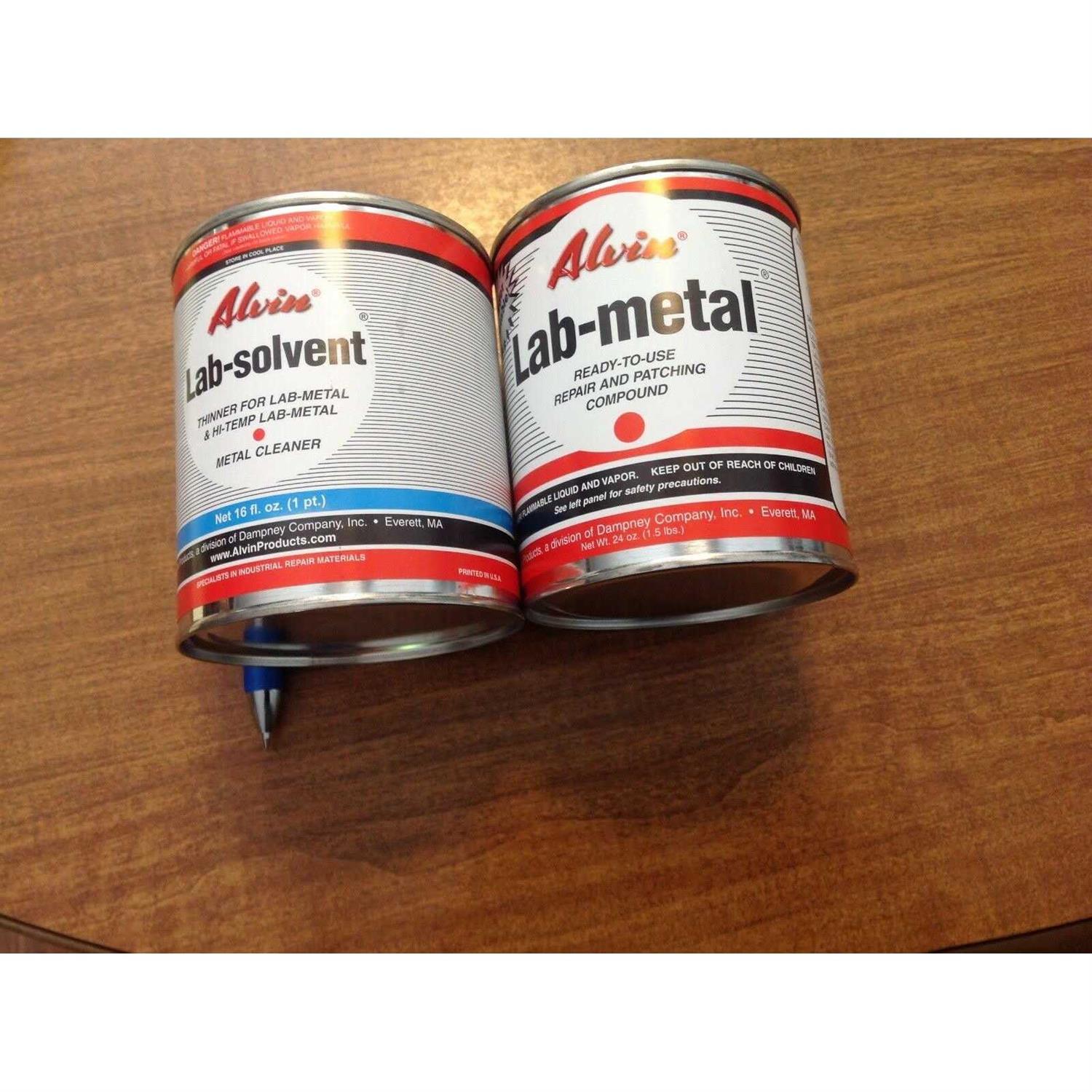 Alvin 24 oz Lab Metal Durable Economical Dent Filler & Patching Compound Epoxy - Cheap Fitting