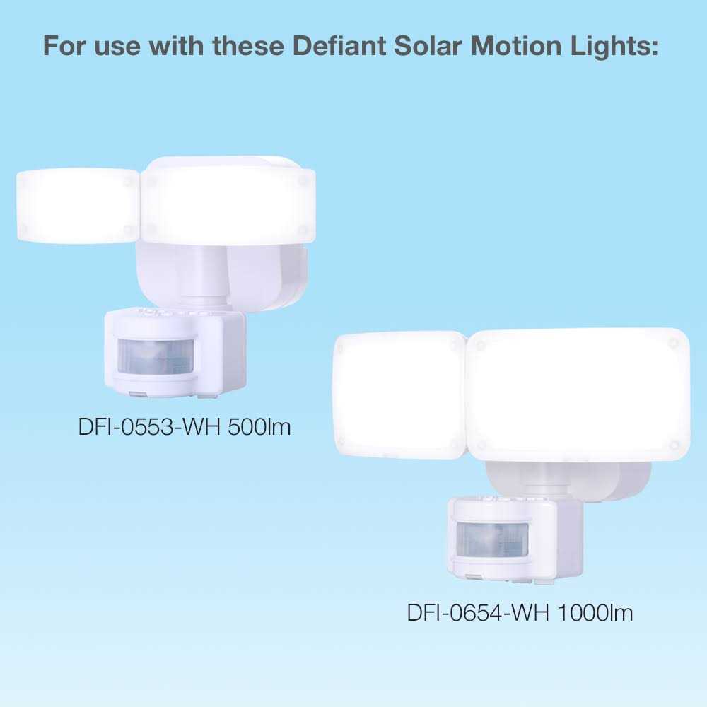 shopNovolink 30′ Extension Cord for Defiant Solar Security Light - Cheap Fitting