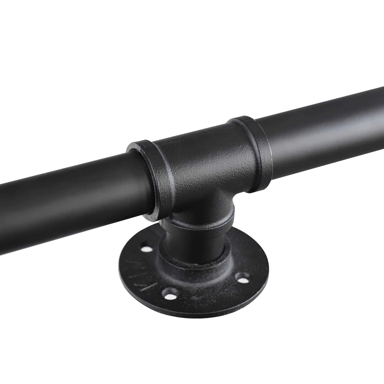 Toriexon Staircase Handrails Galvanized Steel Stair Railing Easy to Install - Cheap Fitting