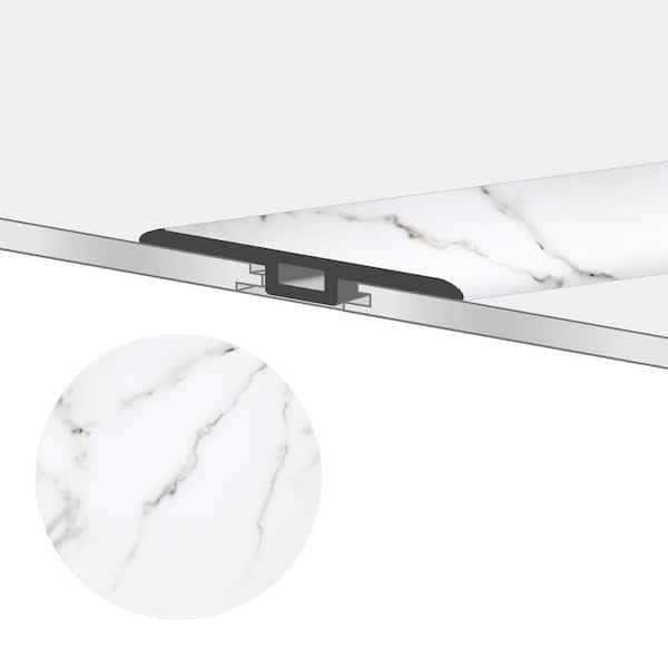 Lucida USA TerraCore Reducer Calacatta 0.27-in T x 1.75-in W x 48-in L Vinyl Reducer TC-605RM - Cheap Fitting