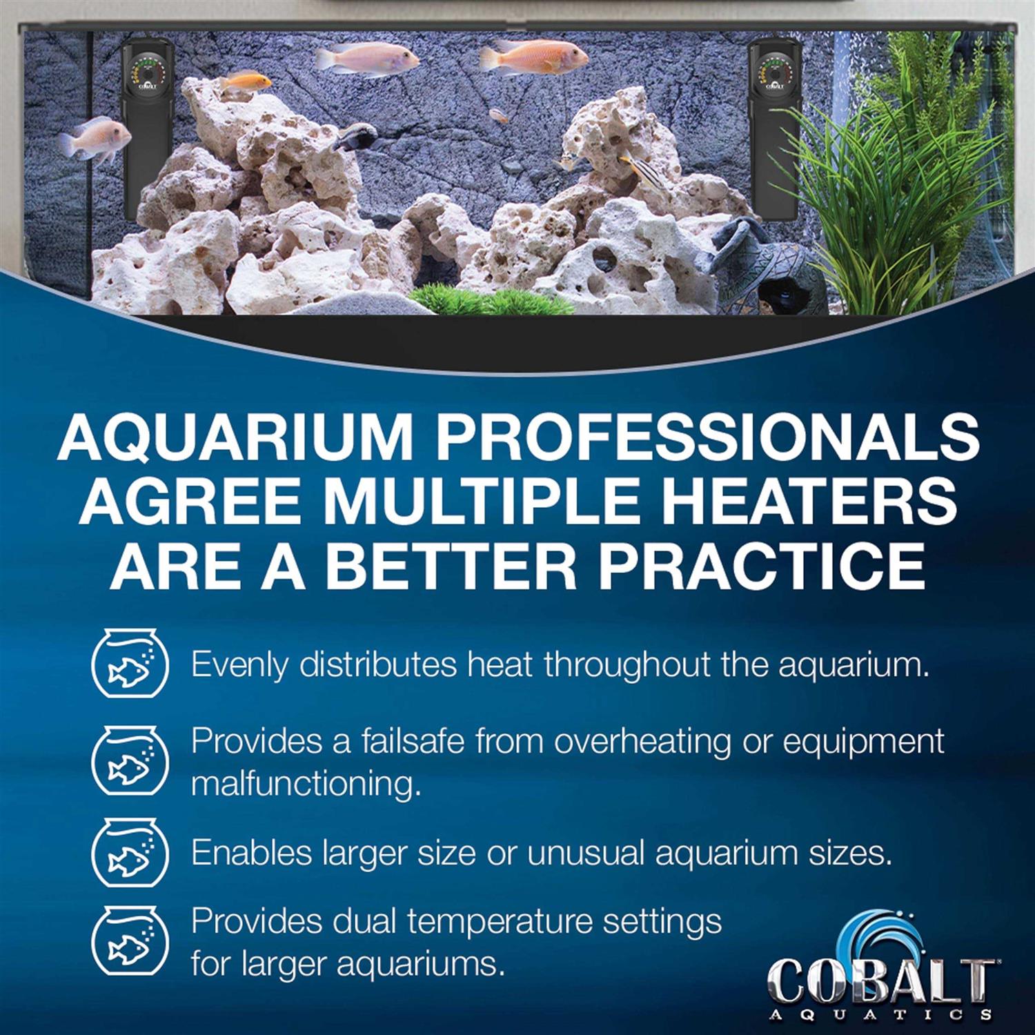 Cobalt Aquatics Neo-Therm Pro Aquarium Heater - Cheap Fitting