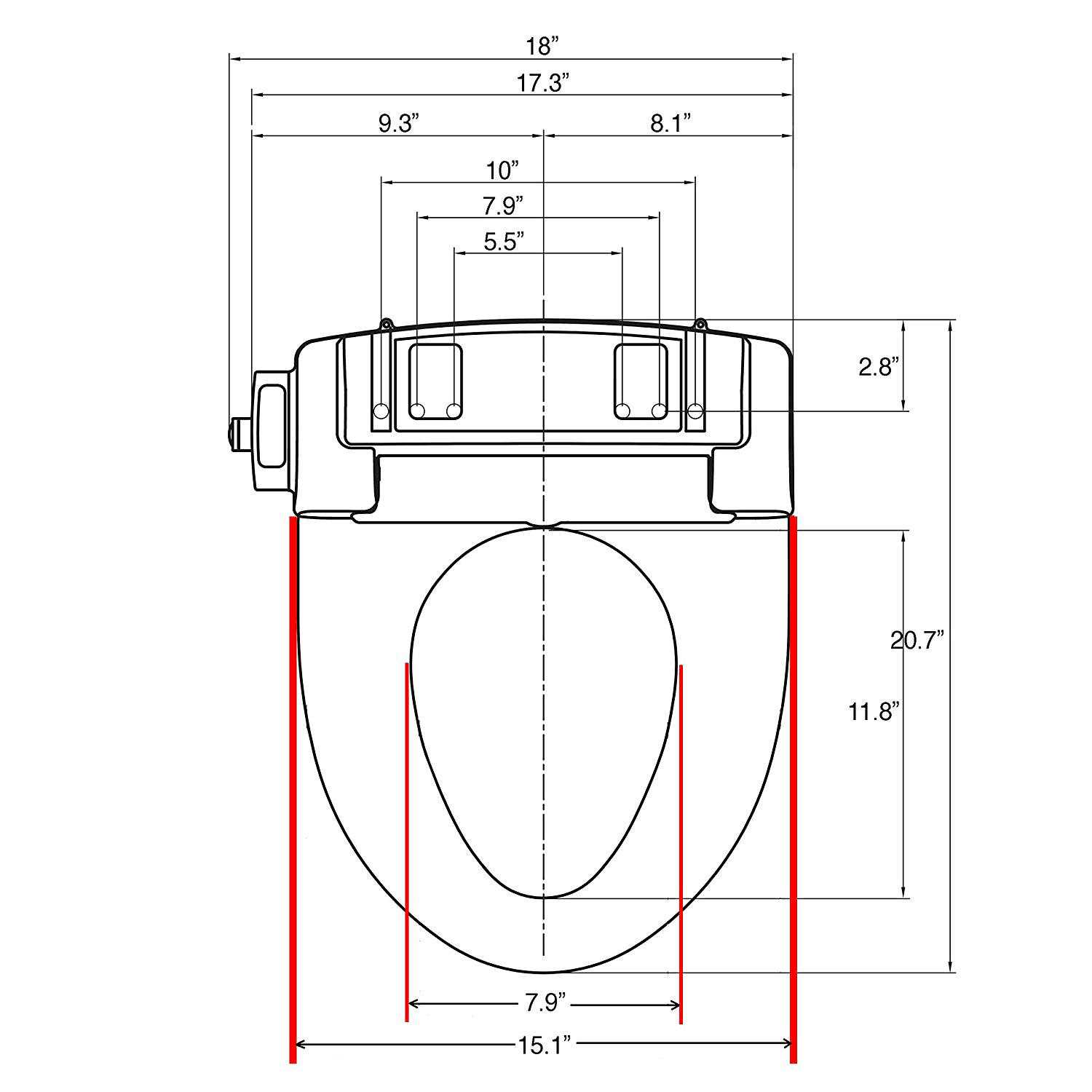 Intelliseat The Ultimate Electronic Bidet Toilet Seat - Cheap Fitting