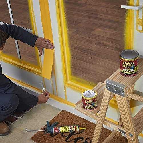 Flex Seal Family of Products Flood Protection 7.5 in. W x 20 ft. L Yellow Waterproof Repair Tape RTSYELR0820 - Cheap Fitting