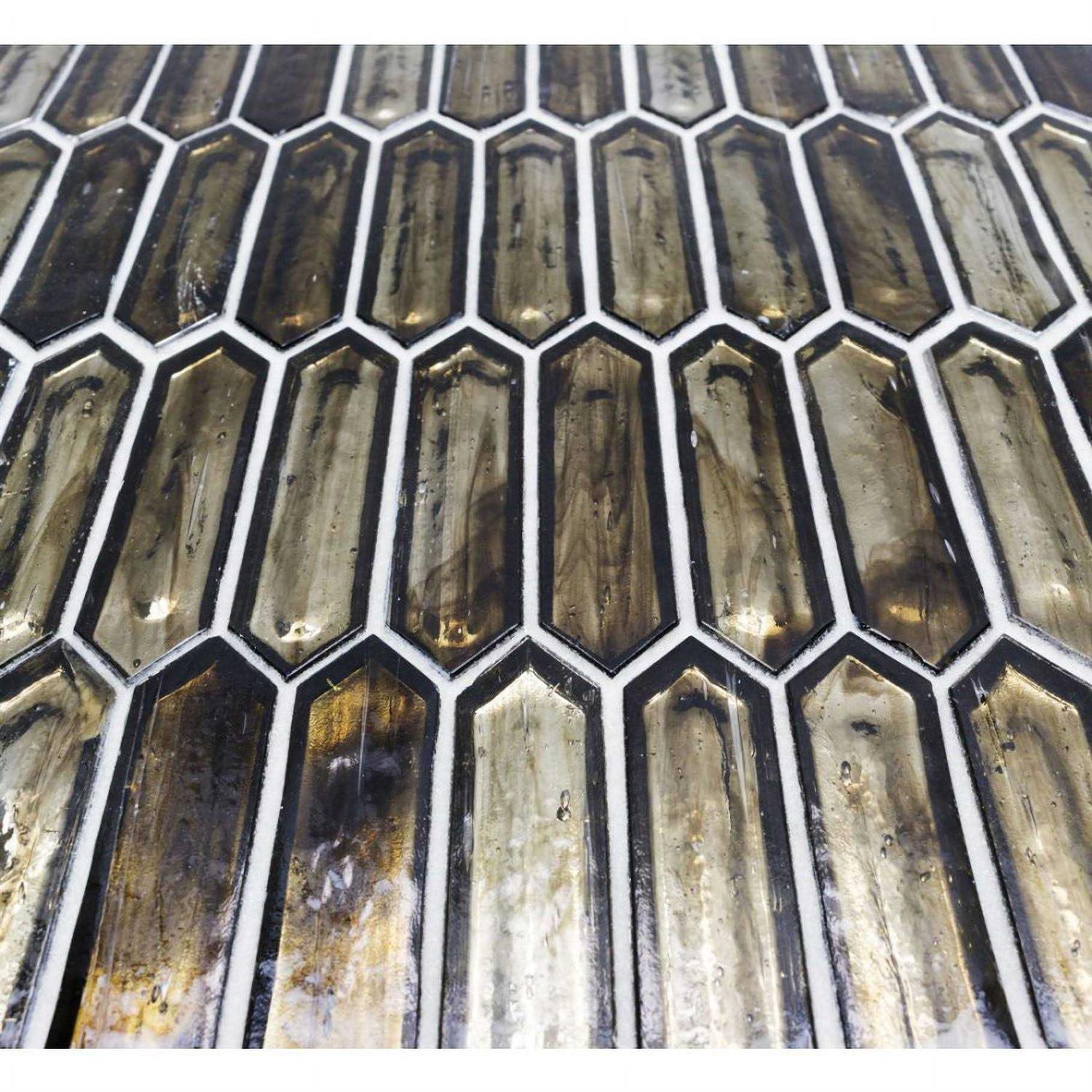 Fargin 1 x 3 Glass Honeycomb Mosaic Tile Ivy Hill Tile - Cheap Fitting