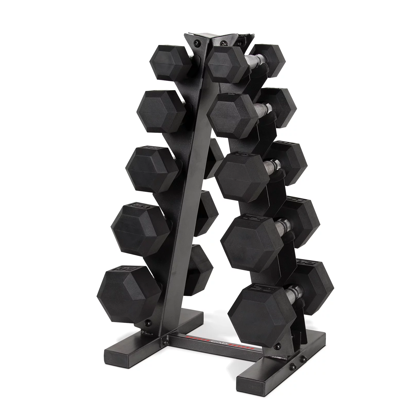 CAP A Frame-Style Dumbbell Stand, Black (Holds 5 pairs) - Cheap Fitting