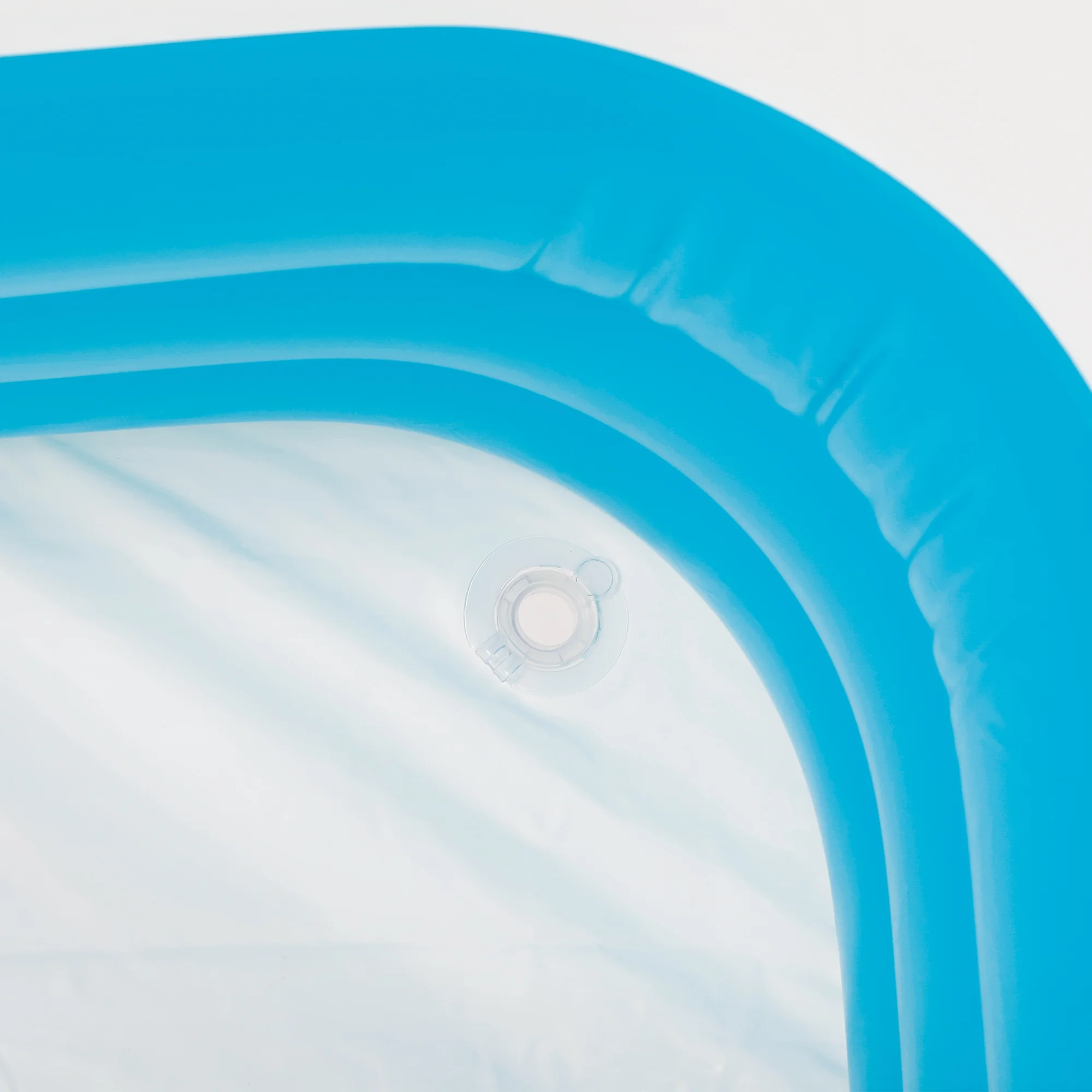 10-Foot Rectangular Inflatable Family Pool, Blue, Ages 6 and Up, Unisex - Cheap Fitting