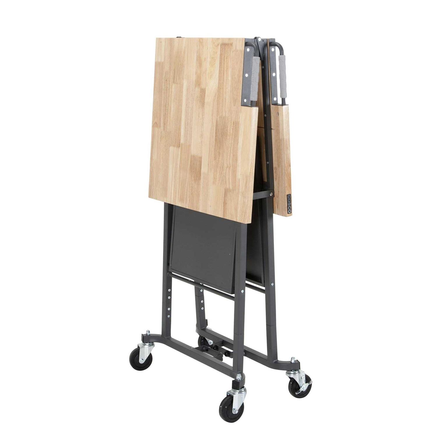 Cosco SmartFold Butcher Block Portable Workbench/ Utility Table - Cheap Fitting