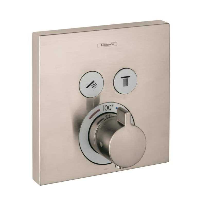Hansgrohe ShowerSelect Thermostatic Trim for 2 Functions 15763001 - Cheap Fitting