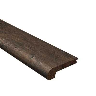 Victoria Home Bamboo 0.155 Thick x 2.105 Wide x 164 Length Stair Nose in Brown 7103005214 - Cheap Fitting