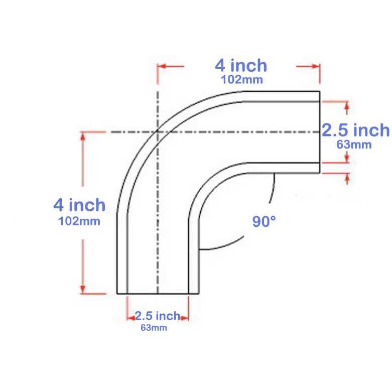 Ucreative 90 Degree Elbow 4-ply High Performance Coupler Silicone Hose for Vehicle with T-Bolt Clamp - Cheap Fitting