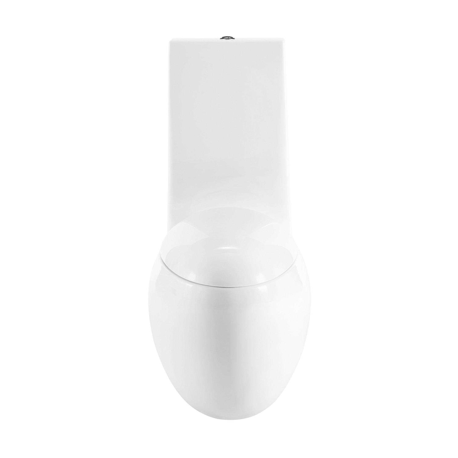 Swiss Madison Plaisir One-Piece Elongated Egg Toilet Dual-Flush 1.1/1.6 gpf - Cheap Fitting