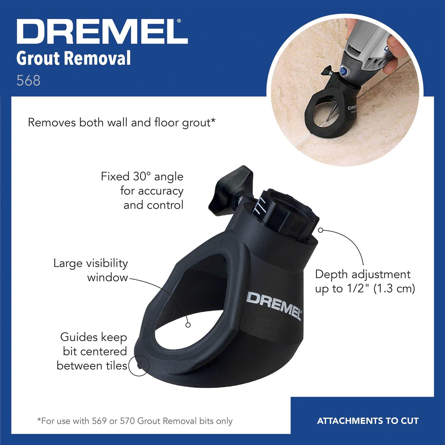 Dremel Grout Removal Kit - Cheap Fitting