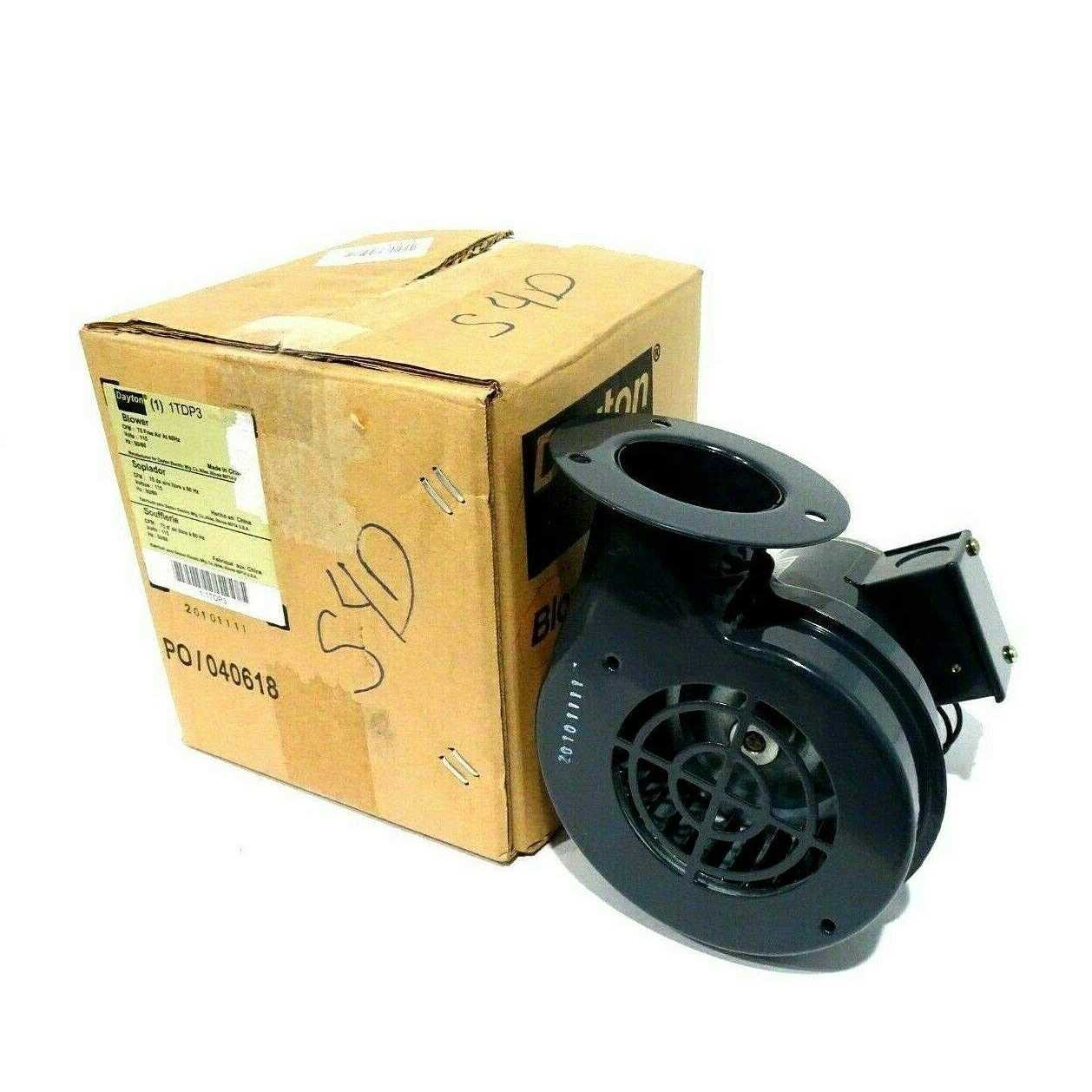 Dayton 1TDP3 Round OEM Blower 3016 RPM - Cheap Fitting