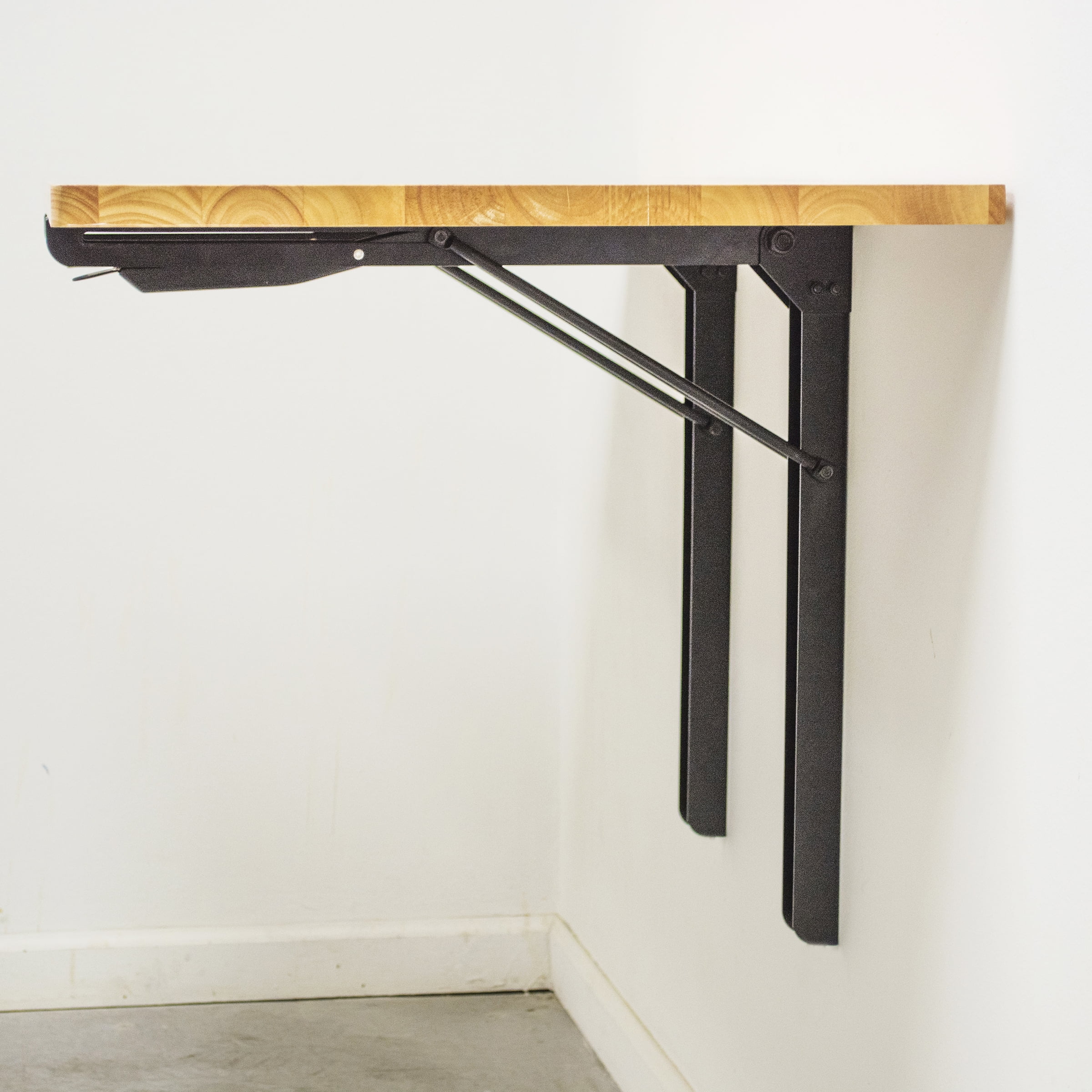 Buffalo Corp Sportsman Series Wall Mounted Folding Workbench Steel, Hardwood - Cheap Fitting