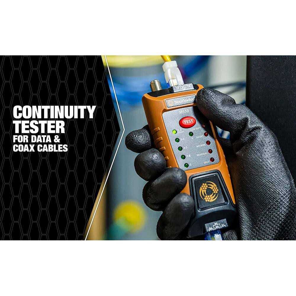 Southwire M550 Continuity Tester for Data Coax - Cheap Fitting