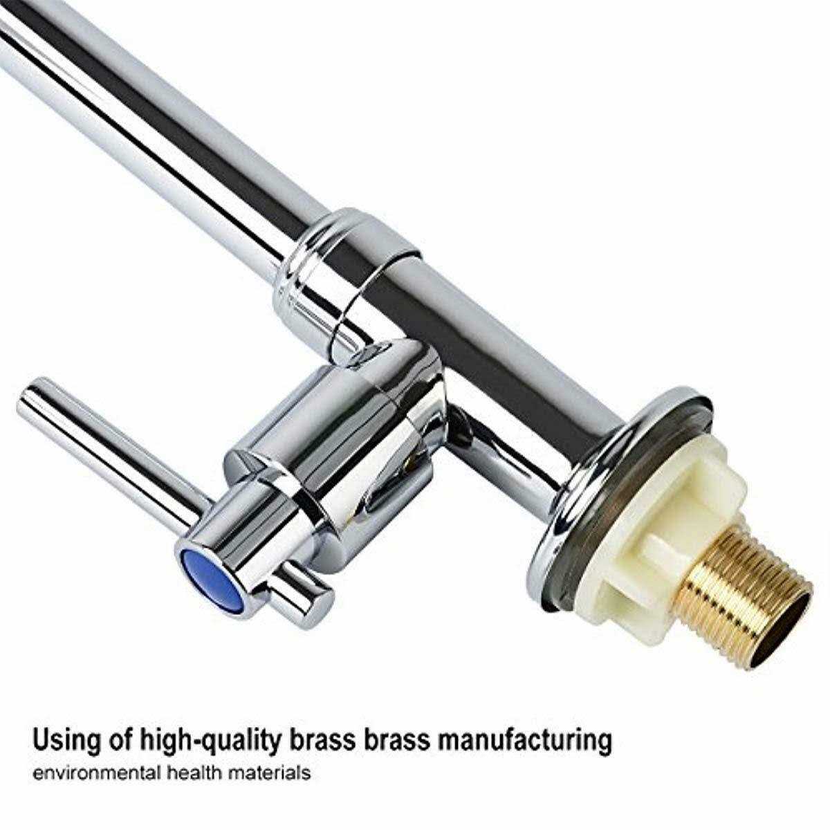 Gonabos Cold Water Faucet Only High Arc Single Handle One Hole Faucet for Kitchen Garden Bar Outdoor Boat Camper - Cheap Fitting