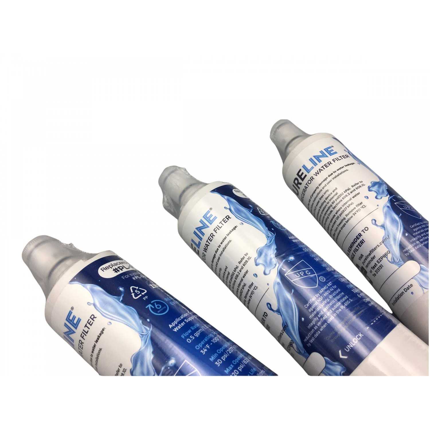 Pureline UKF8001 Refrigerator Water Filter Replacement EDR4RXD1 Everydrop Filter 4 - Cheap Fitting