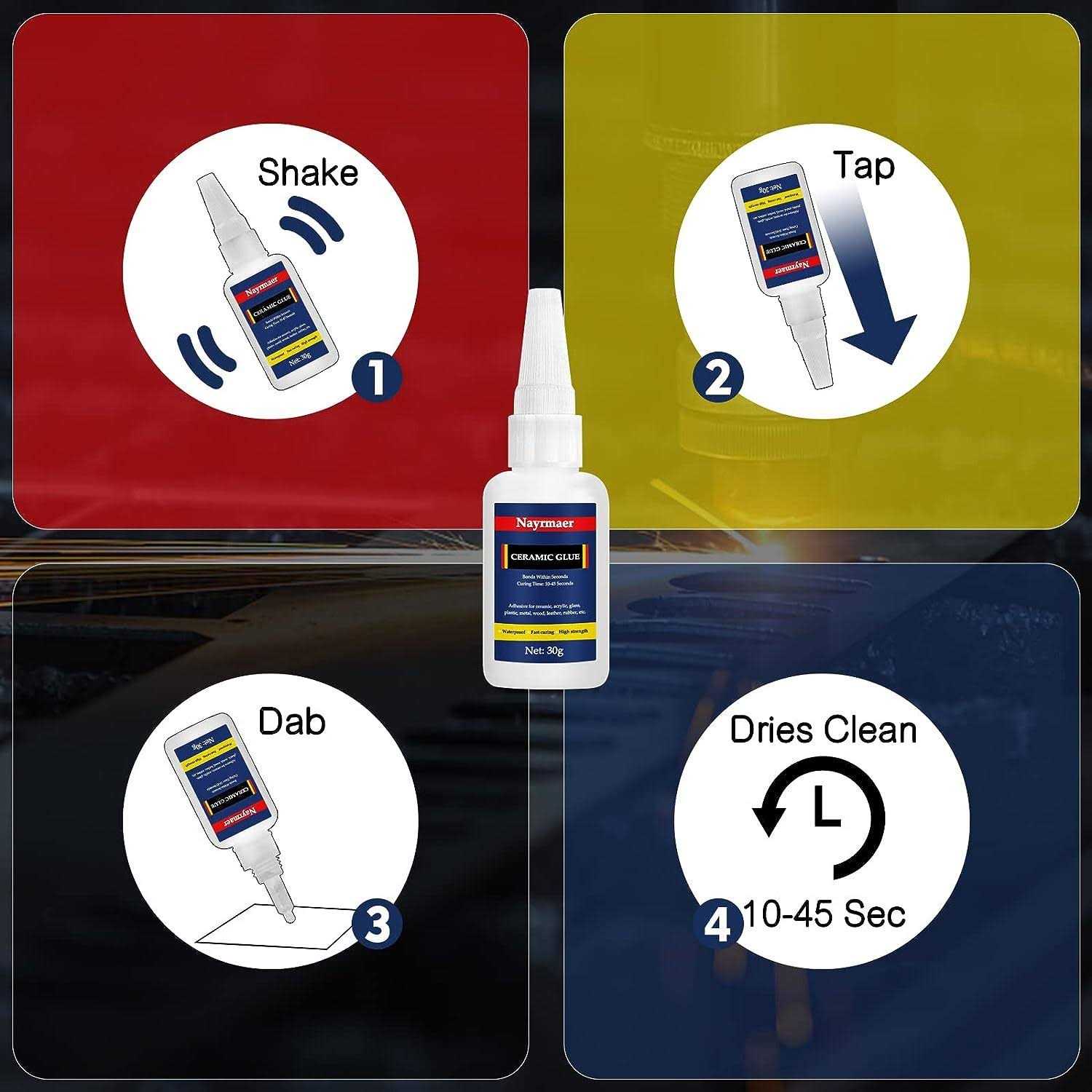 Ceramic Glue, 30G Glue For Porcelain And Pottery Repair - Cheap Fitting