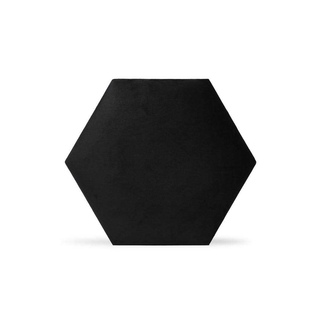 WALL!SUPPLY Luxury Velvet Textile Hexagon - Cheap Fitting