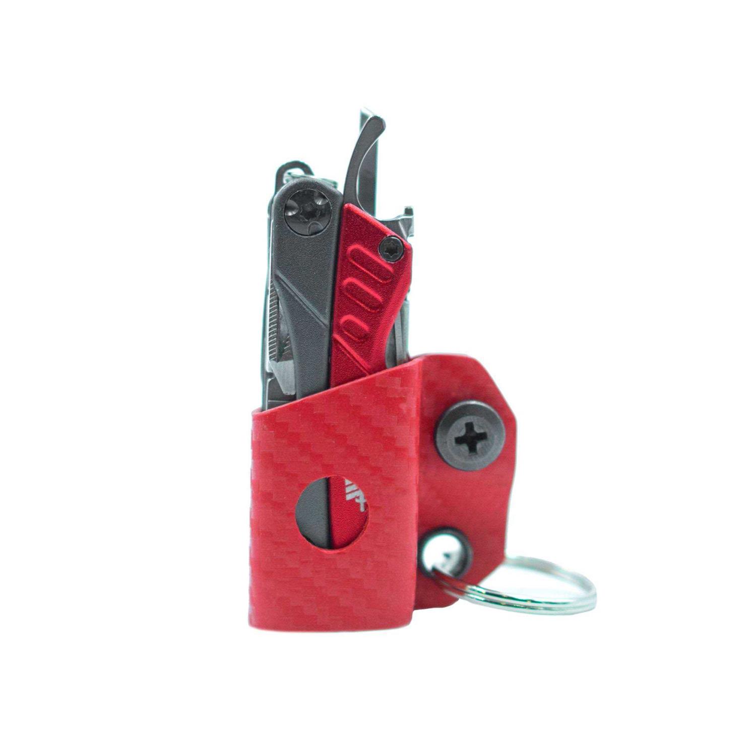 Clip &Carry Keychain Sheath for Gerber Dime and Leatherman Squirt Multi-Tool - Cheap Fitting