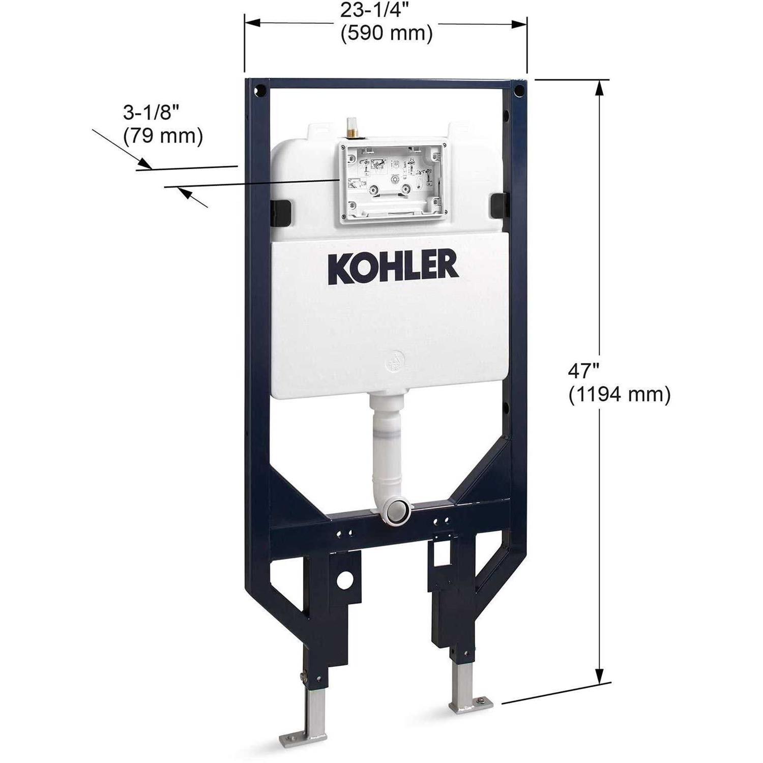 Kohler K-18829-NA In-Wall Tank and Carrier System - Cheap Fitting