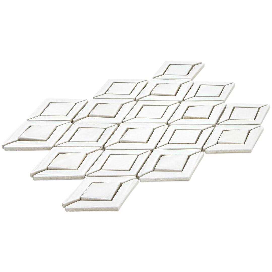 Delphi Jewel 4 x 6 Ceramic Novelty Mosaic Tile Ivy Hill Tile - Cheap Fitting