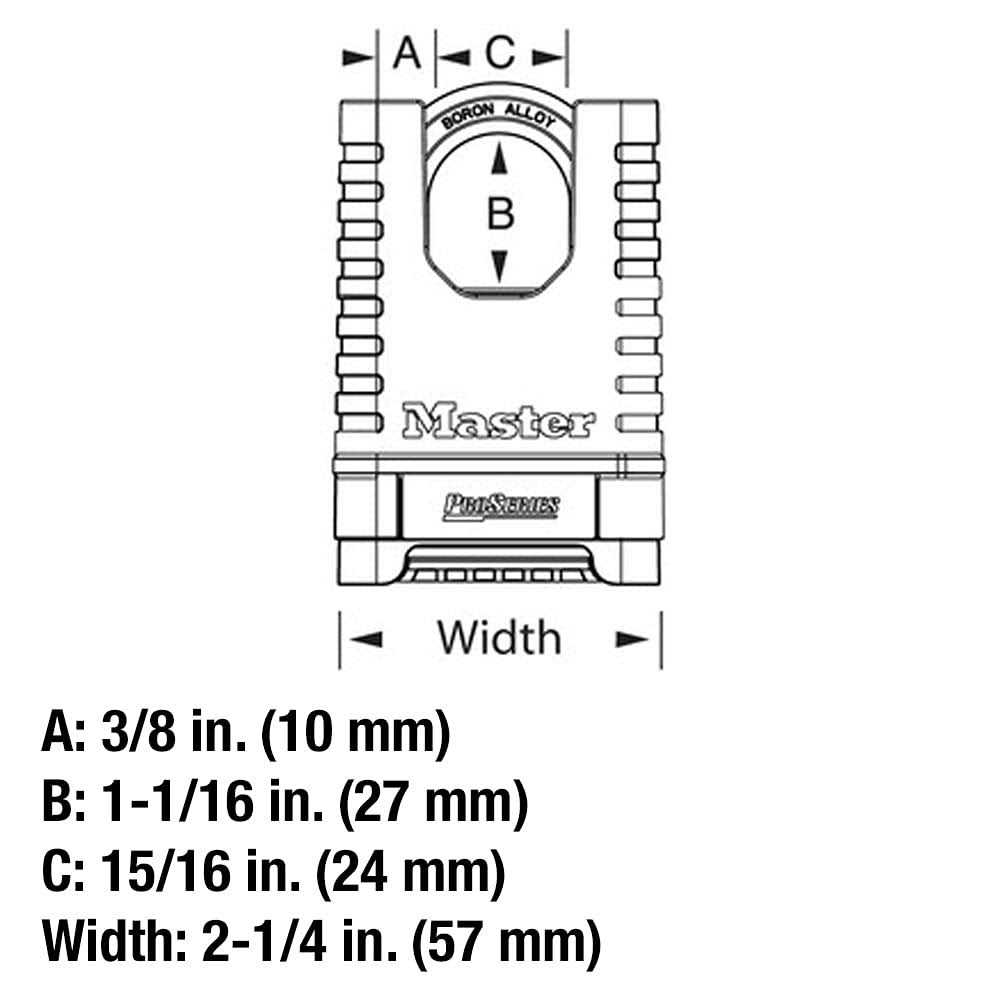 Master Lock 1177 Combination Padlock, Bottom, 4 Dial, Brass - Cheap Fitting