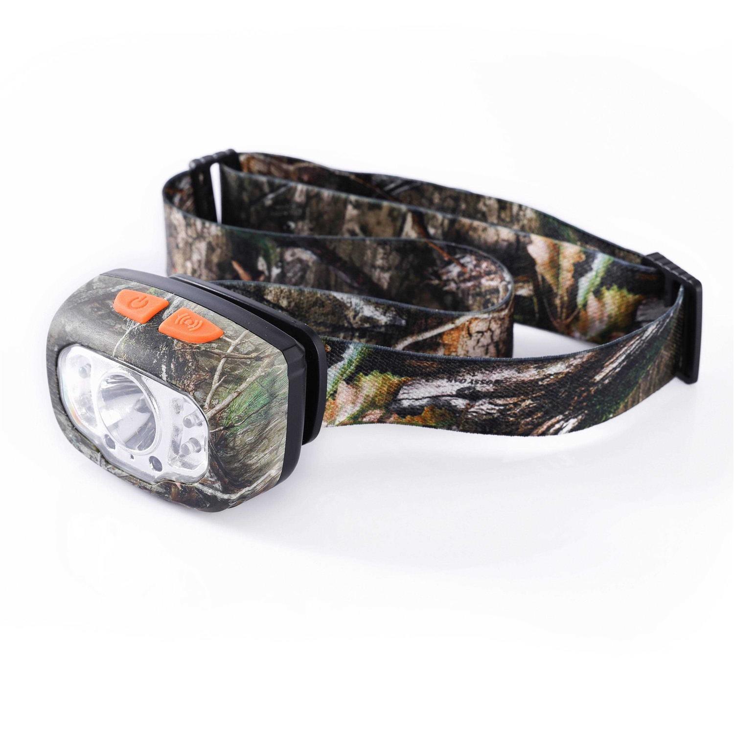 Mossy Oak Camo 300 Lumen Rechargeable Hunting Headlamp - Cheap Fitting