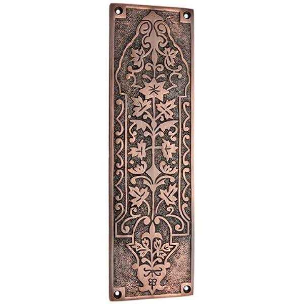 Adonai Hardware Decorative Brass Push Plate - Cheap Fitting