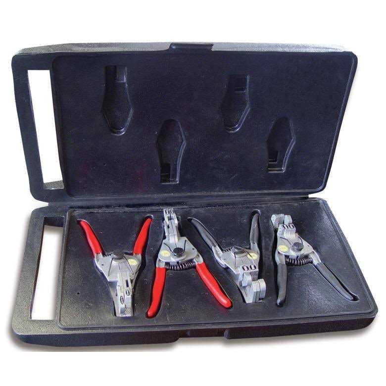Direct Source Int. QRP4S-P 4-Piece Quick Release Pliers Set with Case - Cheap Fitting