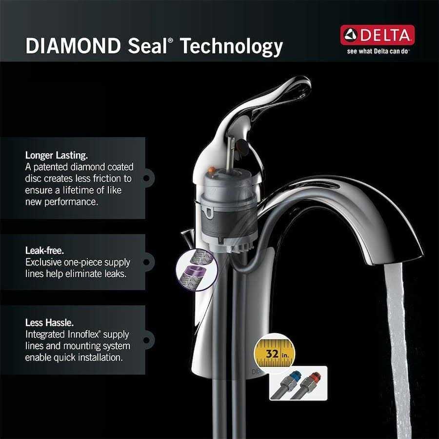 Delta Essa Single Handle Pull-Down Bar Prep Faucet 9913 - Cheap Fitting