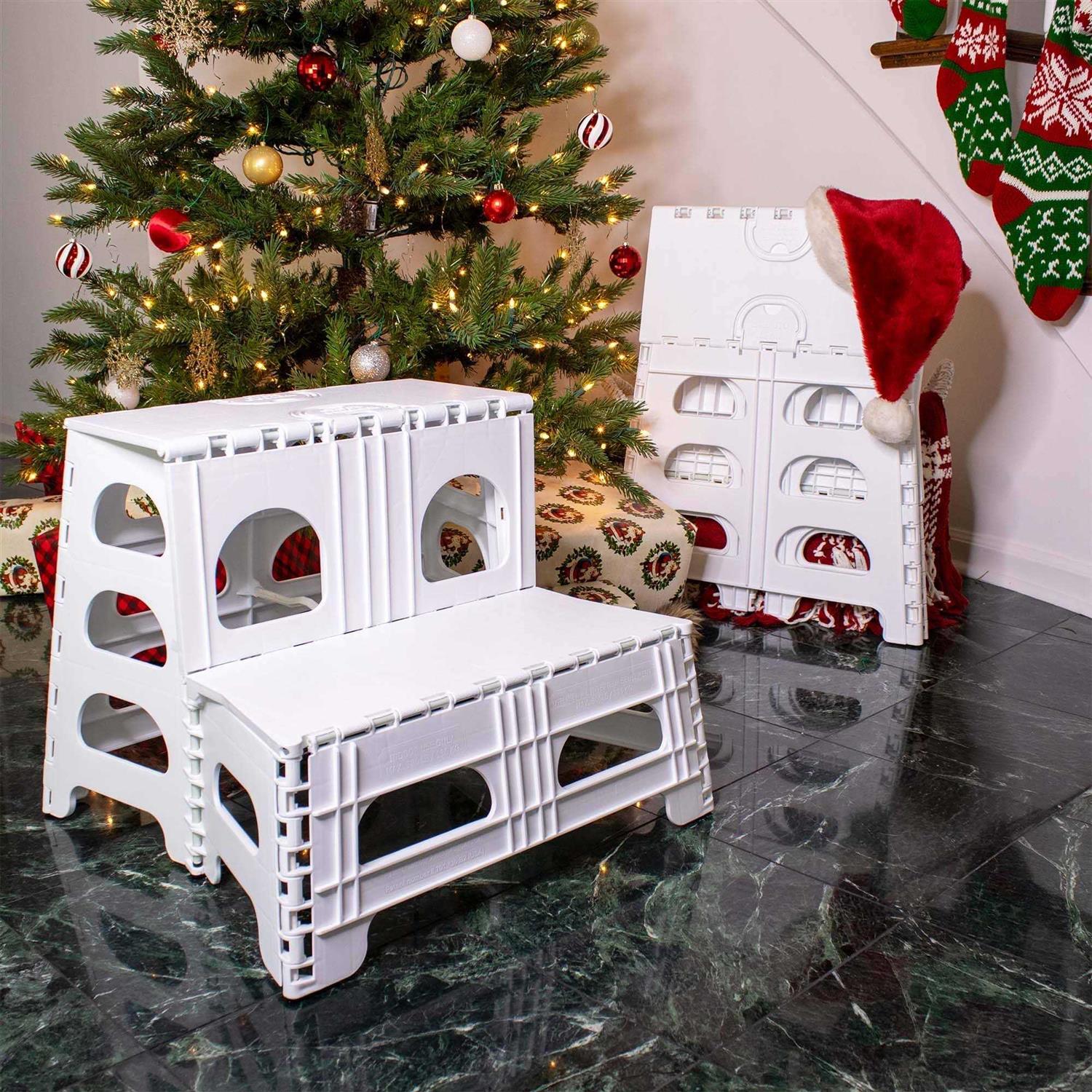 Bee Neat 2 Step Small Folding Stool Ladder for Office - Cheap Fitting