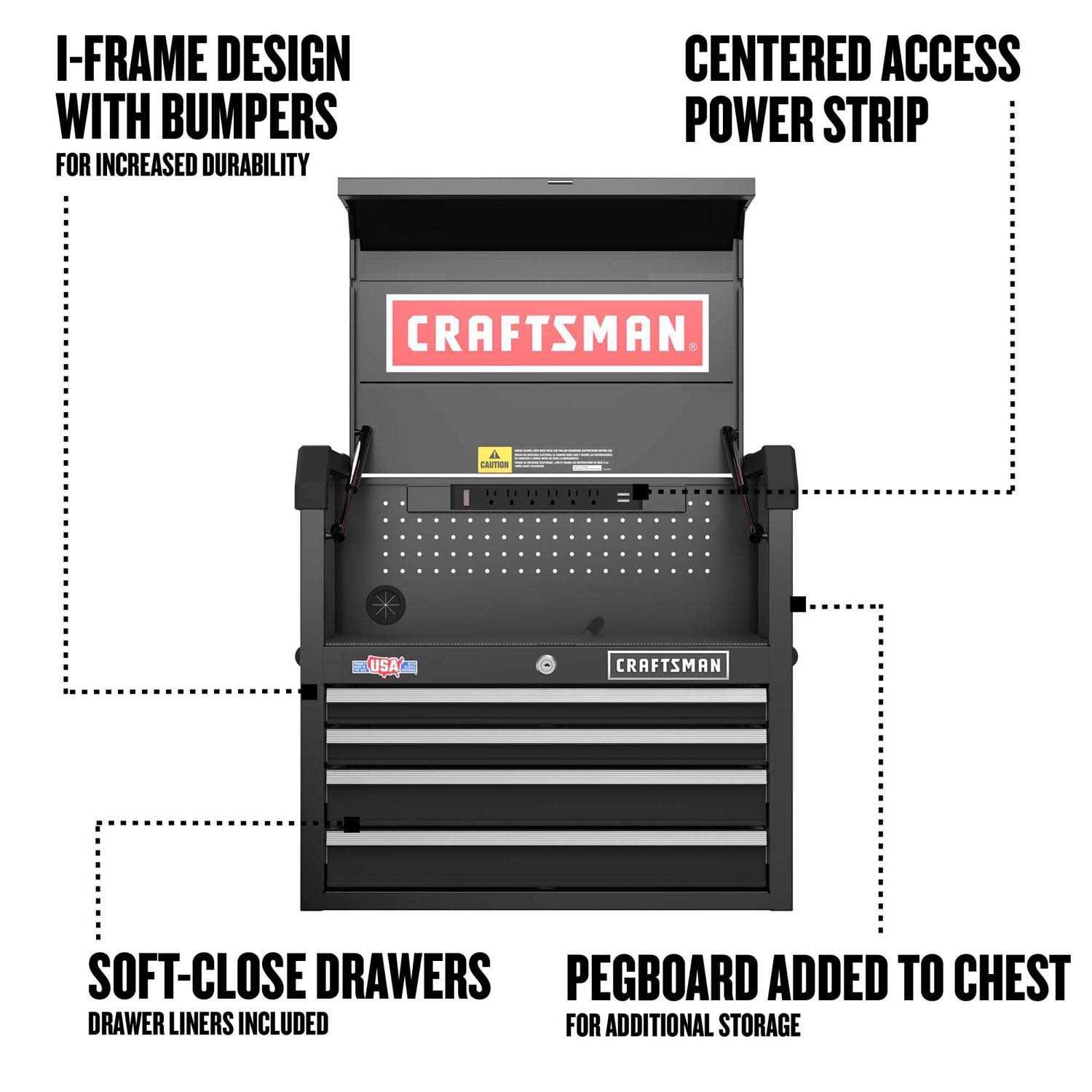Craftsman 2000 Series 41-in W x 37.5-in H 10-Drawer Steel Rolling Tool Cabinet - Cheap Fitting