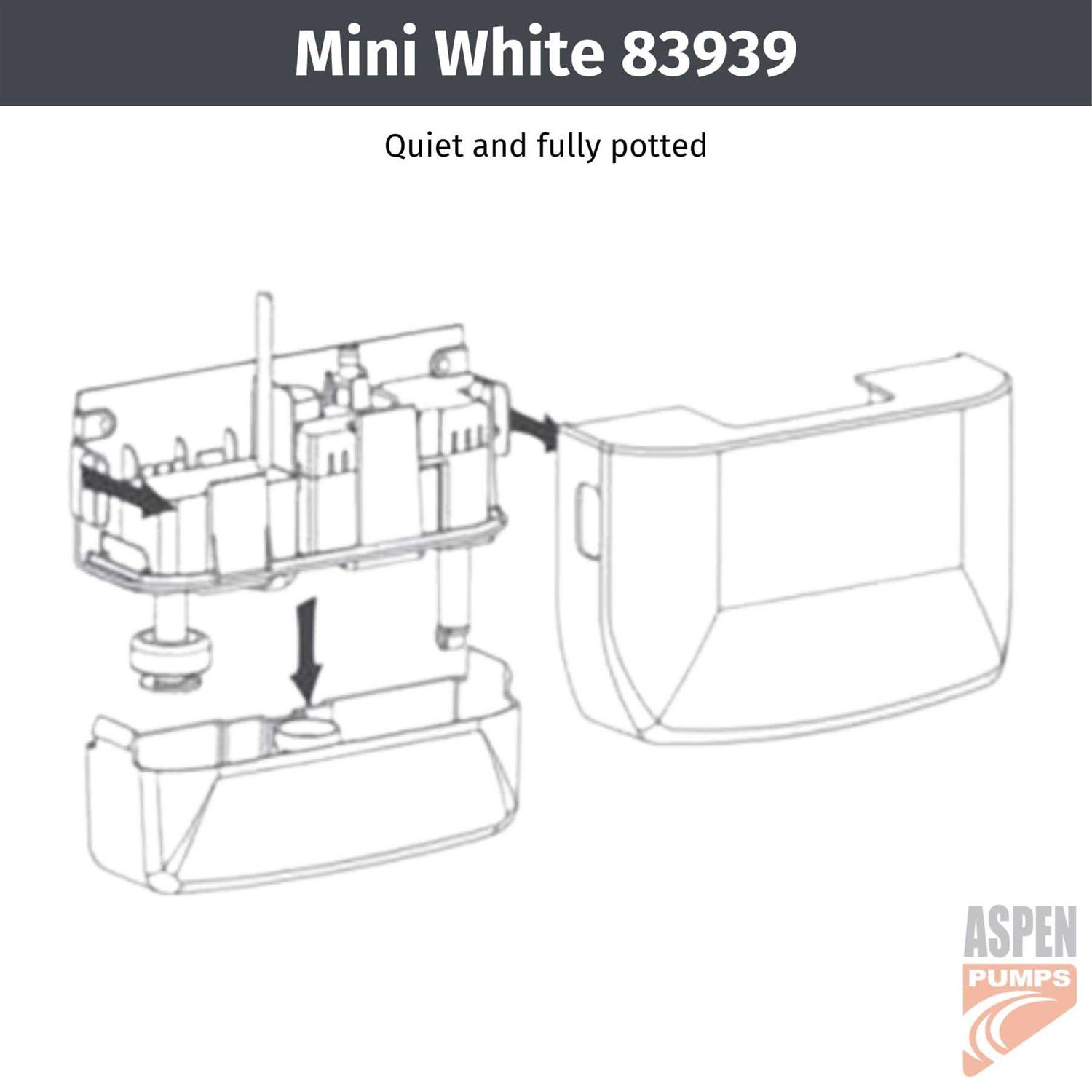 Rectorseal 83939 Aspen Mini White Condensate Pump Kit - Cheap Fitting