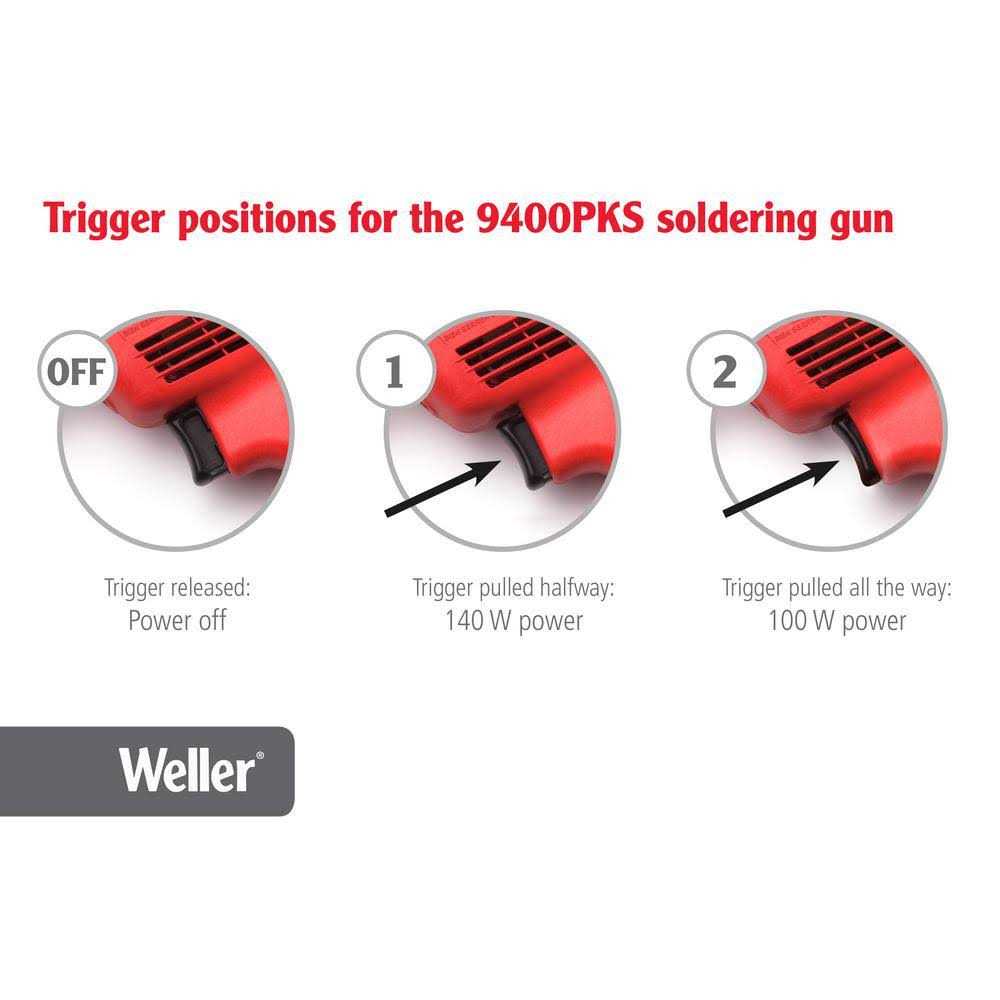 Weller Soldering Gun Kit 9400PKS - Cheap Fitting