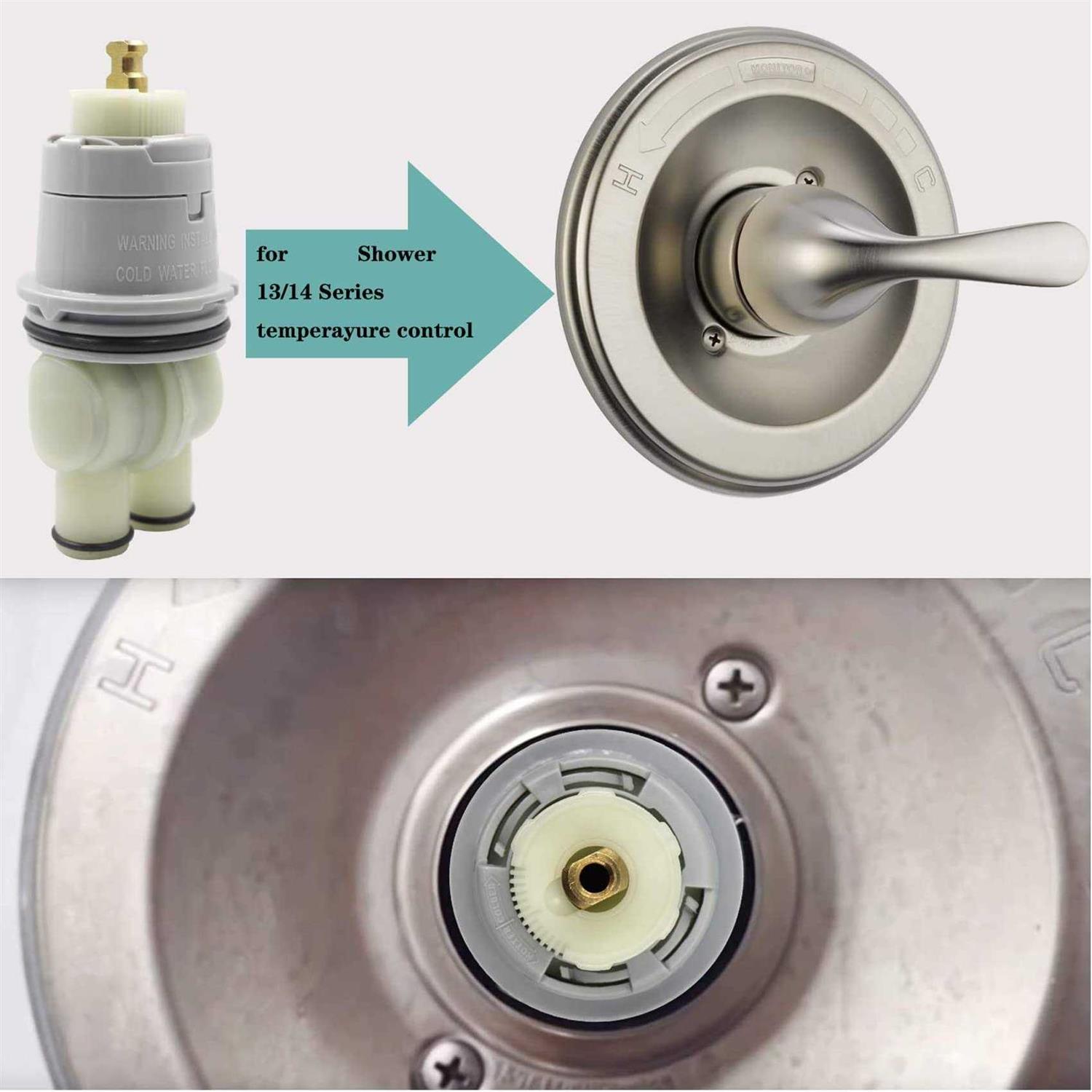 Wairool RP46074 Shower Valve Cartridge Assembly Compatible For Shower and Tub 13/14 Series Faucet - Cheap Fitting