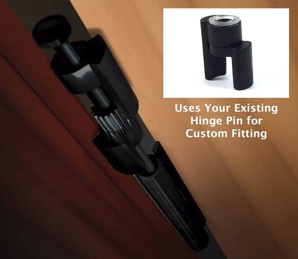 Doorsaver 1/2-in Black Hinge Pin | 01238 - Cheap Fitting