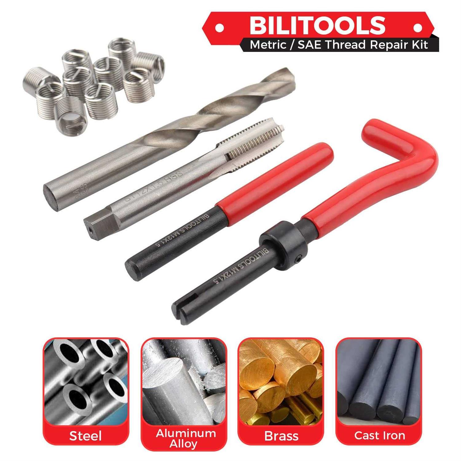 BILITOOLS M10x1.25 Thread Repair Kit - Cheap Fitting
