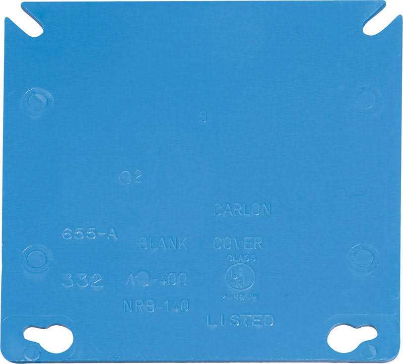 Carlon Square PVC 2 Gang Box Cover - Cheap Fitting