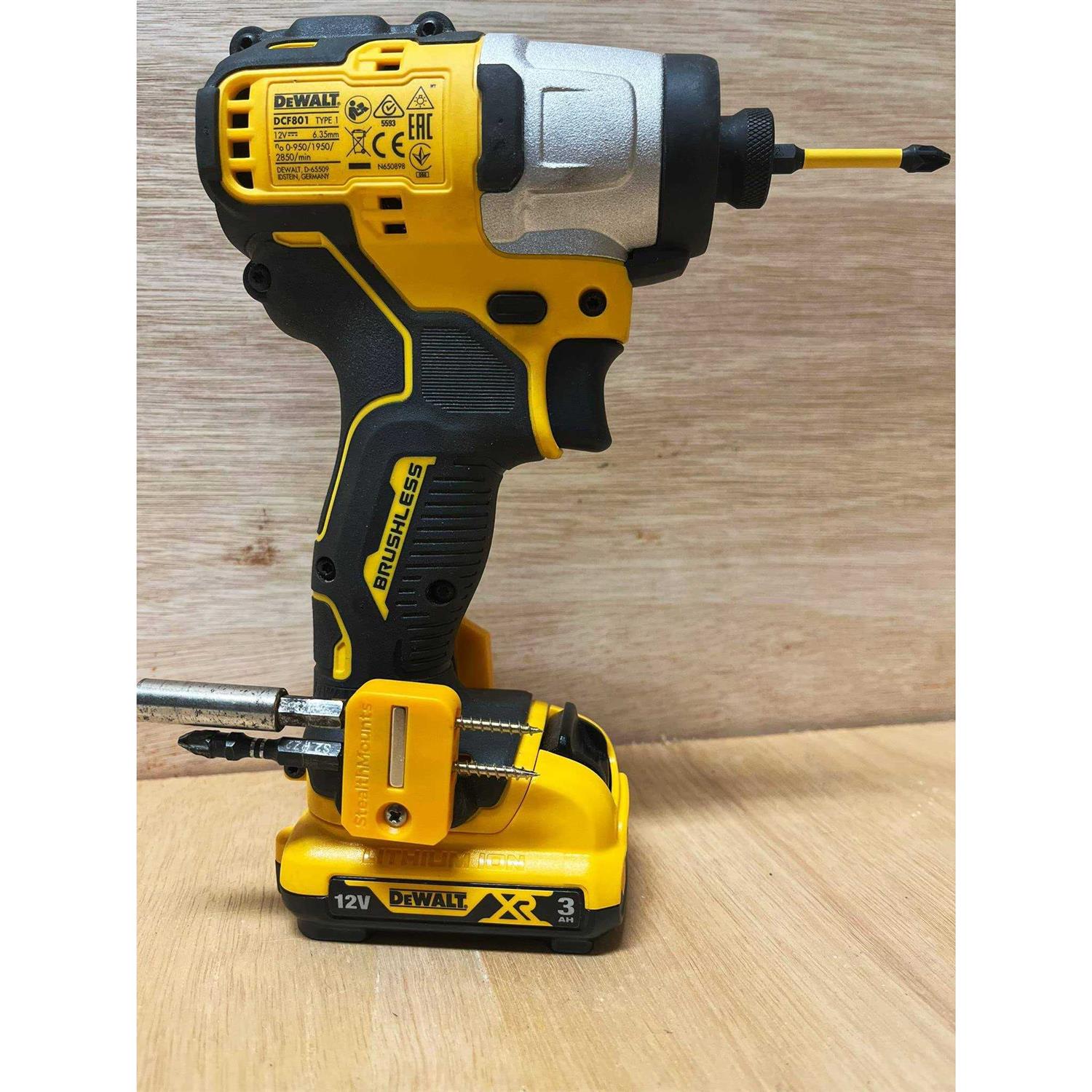 StealthMounts Stubby BIt Holder for Dewalt Power Tools - Cheap Fitting