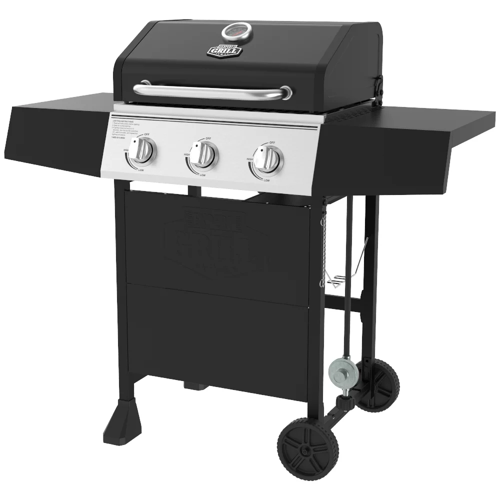 Expert Grill 3 Burner Propane Gas Grill in Black - Cheap Fitting